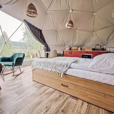 Biala Czapla Glamping Z Balia Nad Jeziorem Czorsztynskim Maniowy Exteriér fotografie