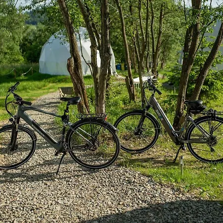 Biala Czapla Glamping Z Balia Nad Jeziorem Czorsztynskim Maniowy Exteriér fotografie