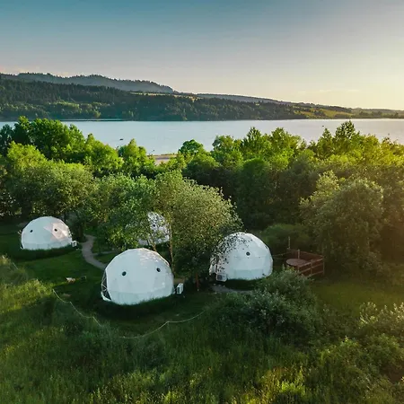Biala Czapla Glamping Z Balia Nad Jeziorem Czorsztynskim Maniowy Exteriér fotografie