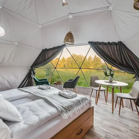 Biala Czapla Glamping Z Balia Nad Jeziorem Czorsztynskim Maniowy Exteriér fotografie