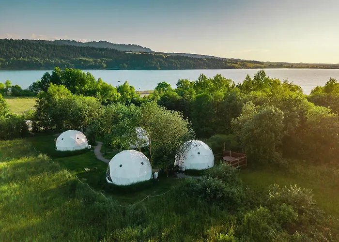Biala Czapla Glamping Z Balia Nad Jeziorem Czorsztynskim