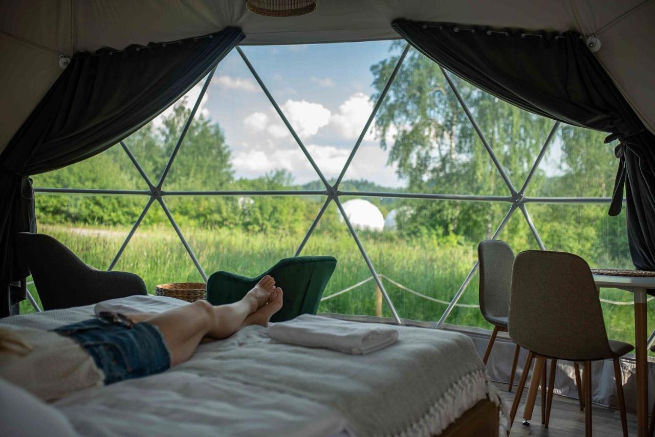 Luxuszelt Biala Czapla Glamping Z Balia Nad Jeziorem Czorsztynskim *